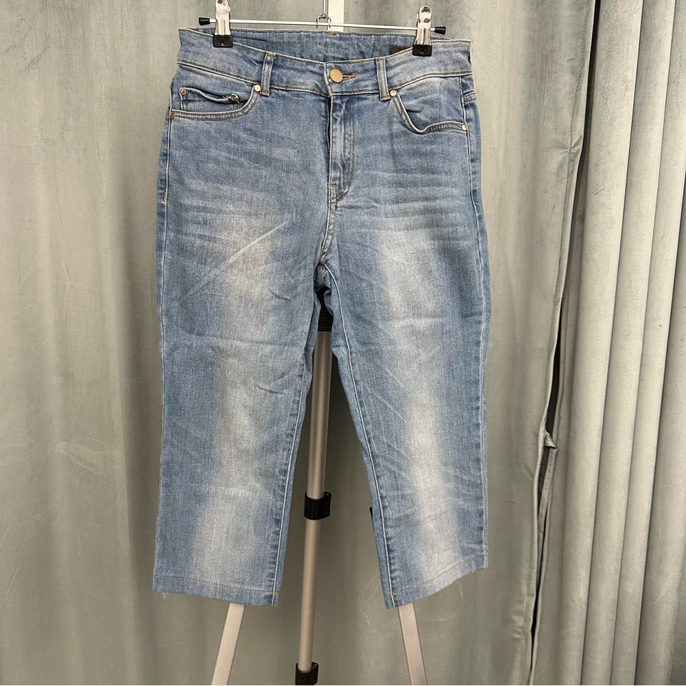 Mango London Skinny High Waist Jeans Light Blue Size EU 38 / US 6